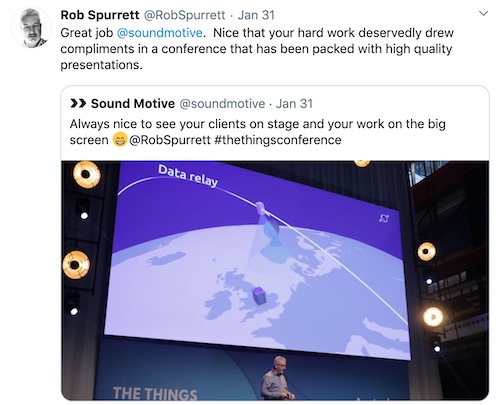 clip from a twitter page showing a video still